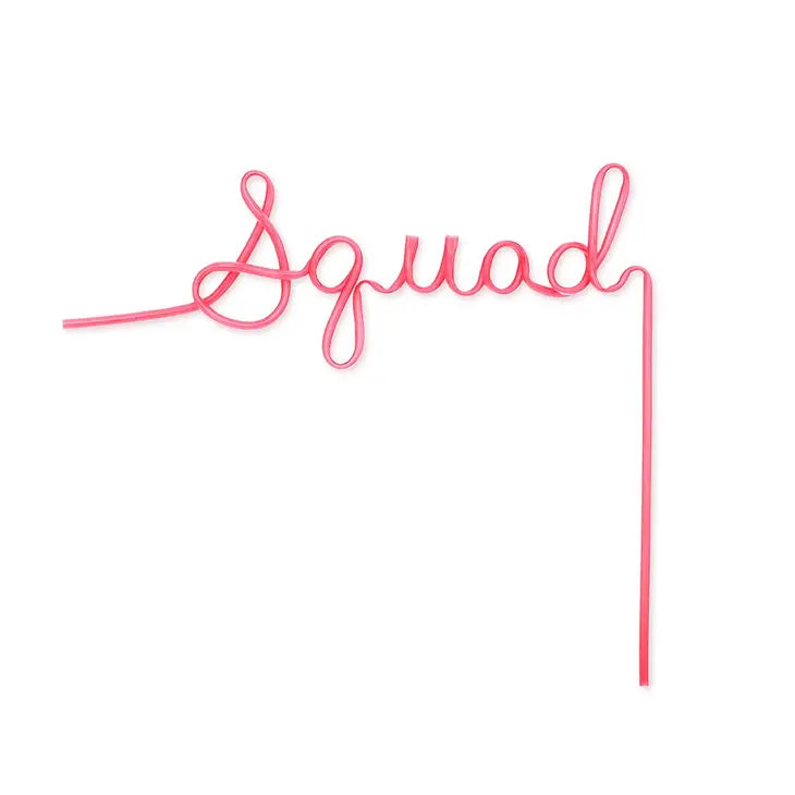 Squad Bachelorette Party Straw