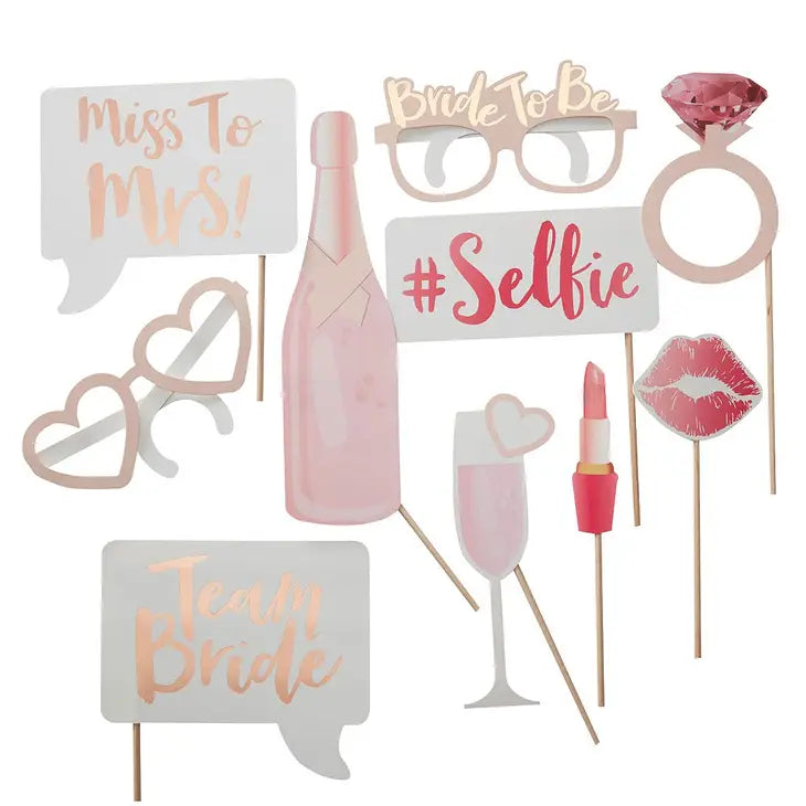 Bachelorette Party Photo Booth Props