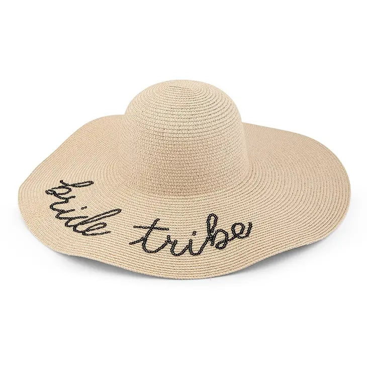 Bride Tribe Floppy Straw Sun Hat