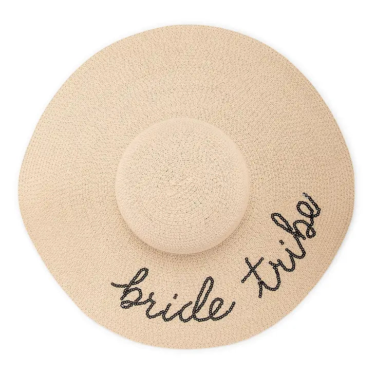 Bride Tribe Floppy Straw Sun Hat