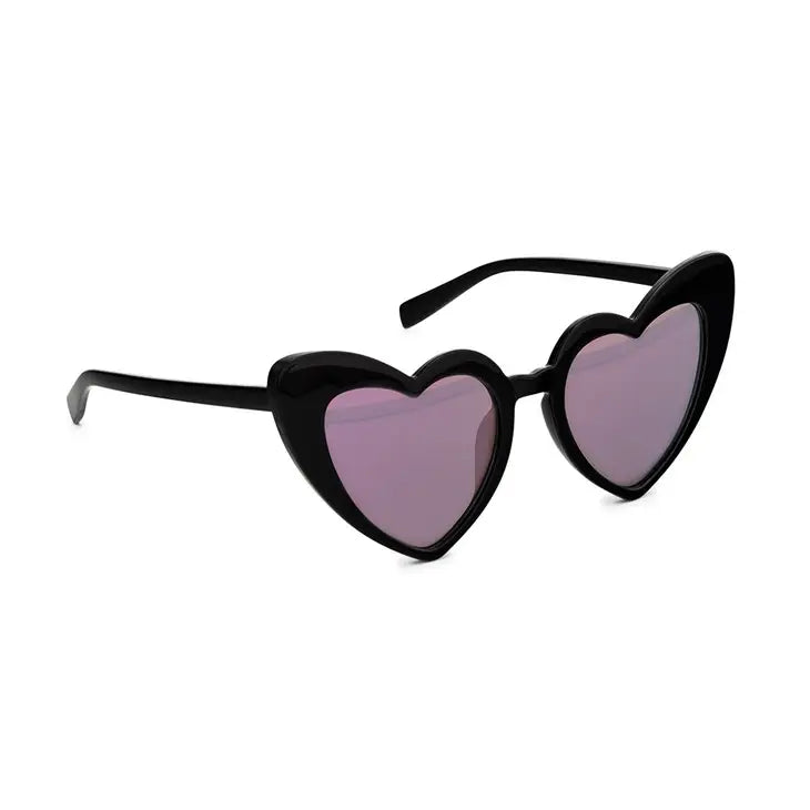 Black Heart Eyes Bachelorette Party Sunglasses