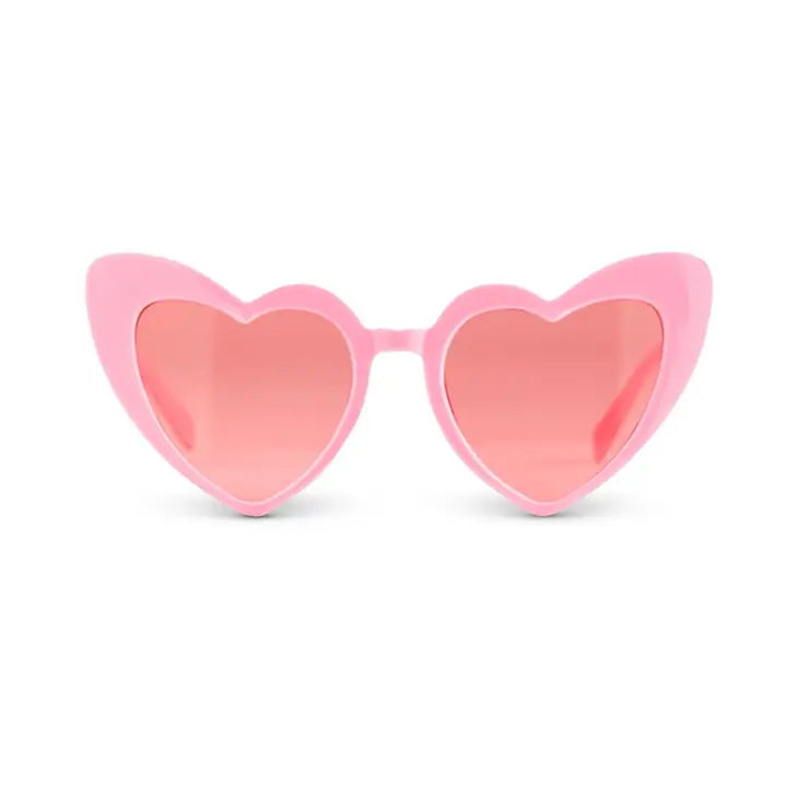Pink Heart Eyes Bachelorette Party Sunglasses