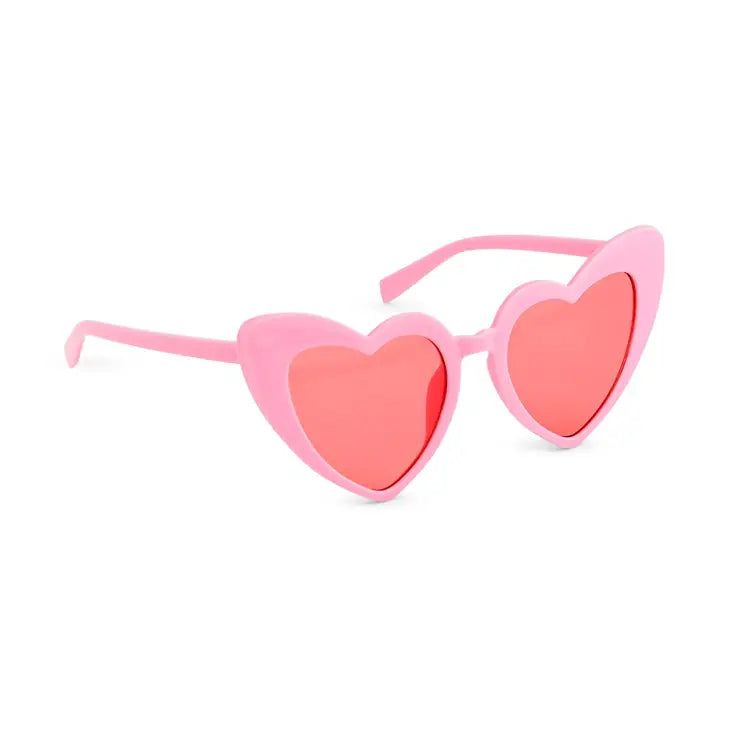 Pink Heart Eyes Bachelorette Party Sunglasses