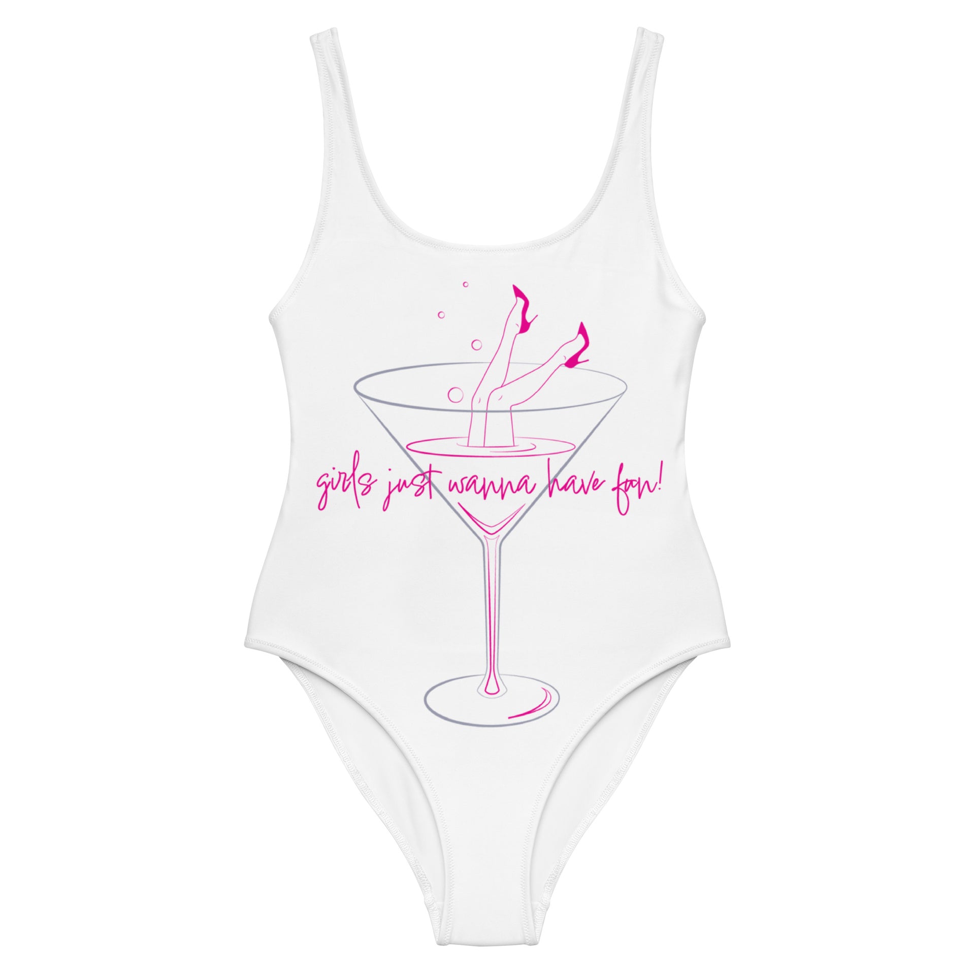 Girls Just Wanna Have Fun One-Piece Swimsuit