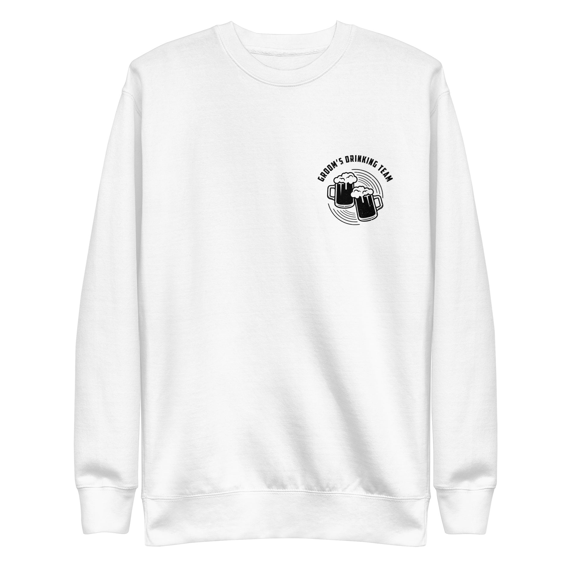 Groom's Drinking Team Crewneck Sweatshirt