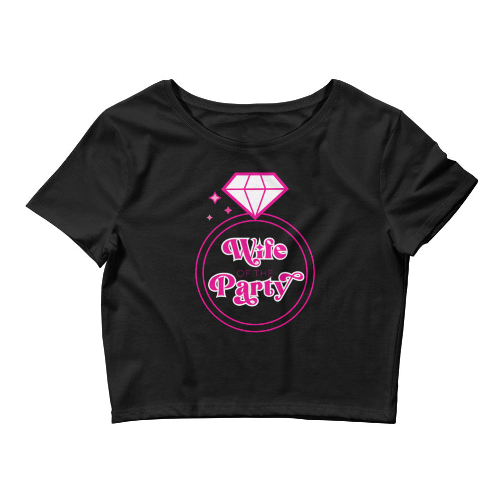 Wife Of The Party Women’s Crop Tee