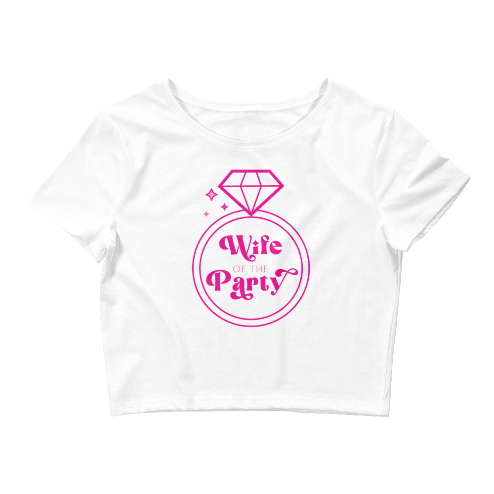 Wife Of The Party Women’s Crop Tee